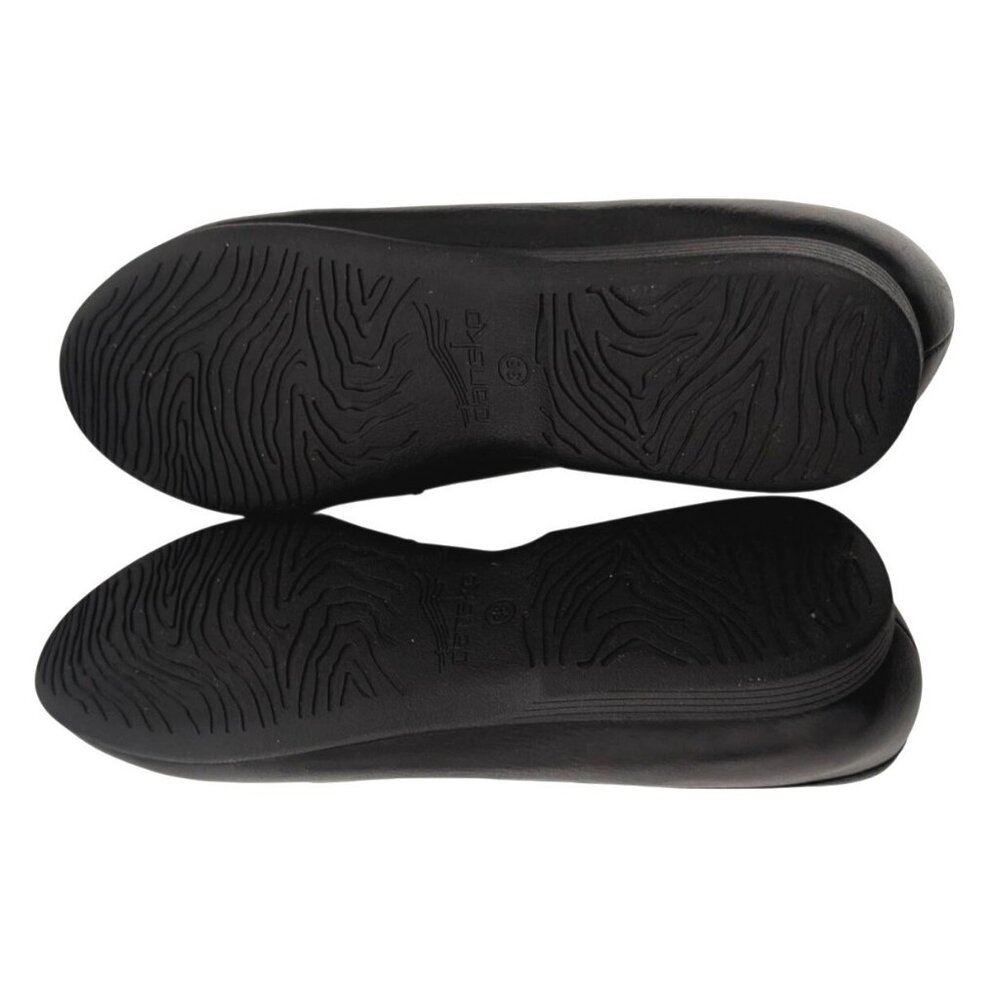 Dansko Womens Lorri Black Tumbled Leather Loafers 2043500200 Size 8 - Picture 2 of 9